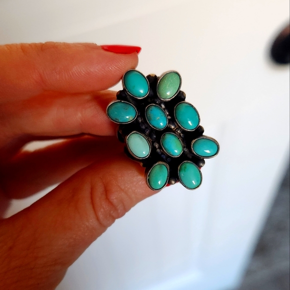 Royston Native American made ring - Picture 3 of 3